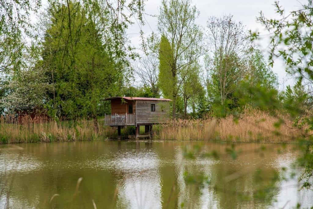 Lakeside Cabin On Stilts- 'Kingfisher' Vila Rous Lench Exterior foto